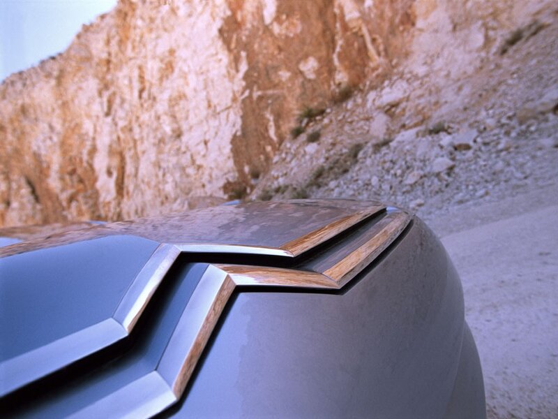Citroën logo on car hood