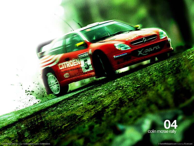 Citroën rally car in action