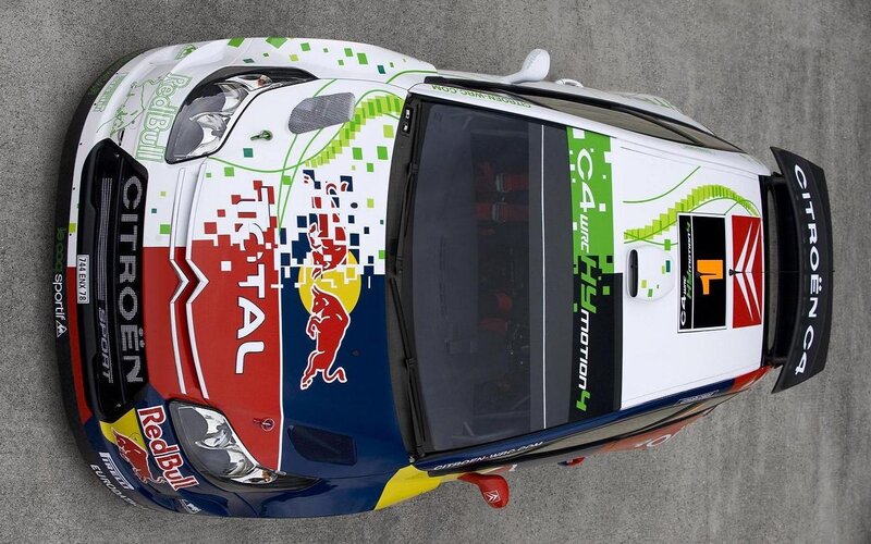 Citroen C4 WRC Car — White, Neutral