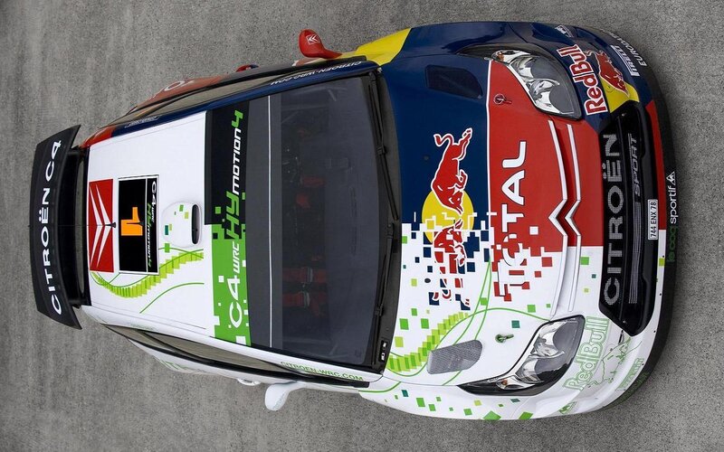 Citroen C4 WRC Car — White