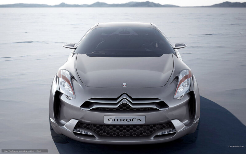 Citroen concept car front view