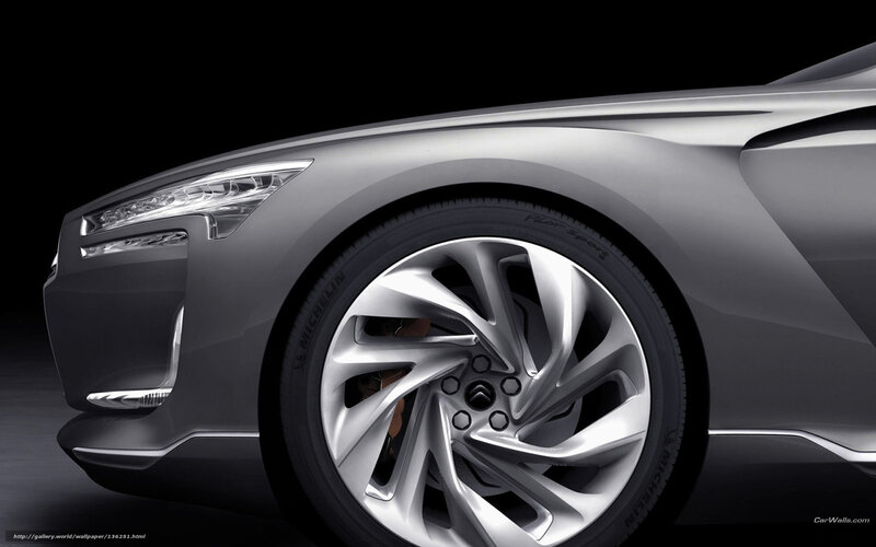 Citroen concept car wheel