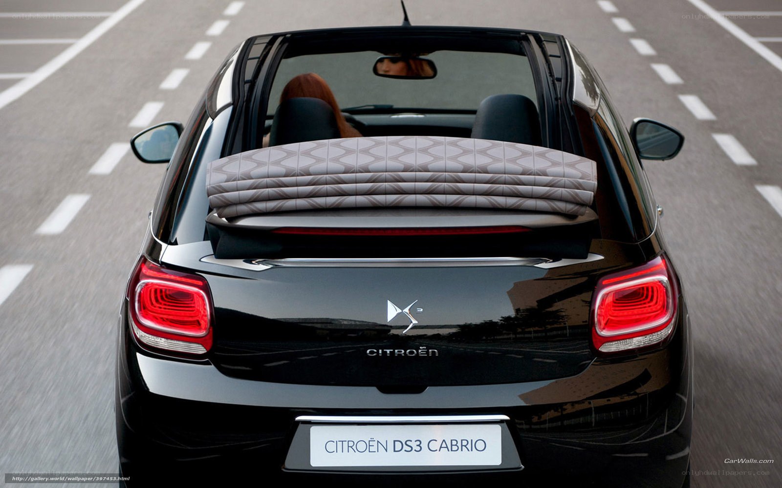 Citroen DS3 Cabrio rear view