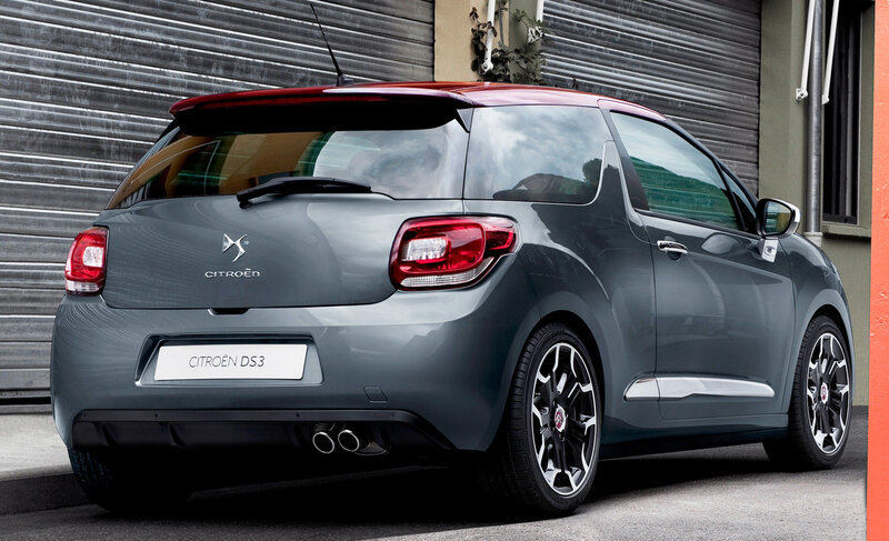 Citroen DS3 rear view