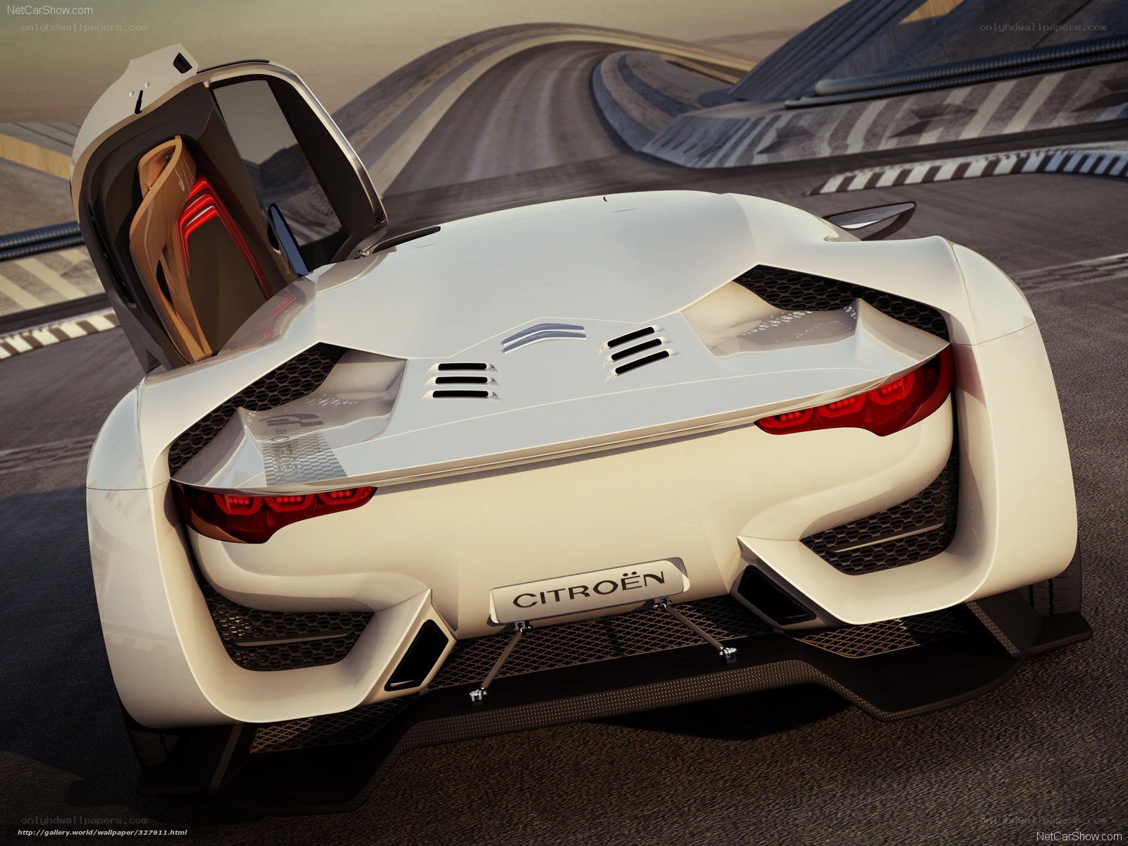 Citroen GT Concept rear view