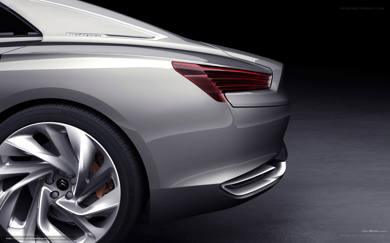 Citroen Metropolis concept rear view