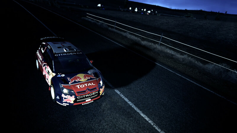 Citroen Rally Car — Black, Dark