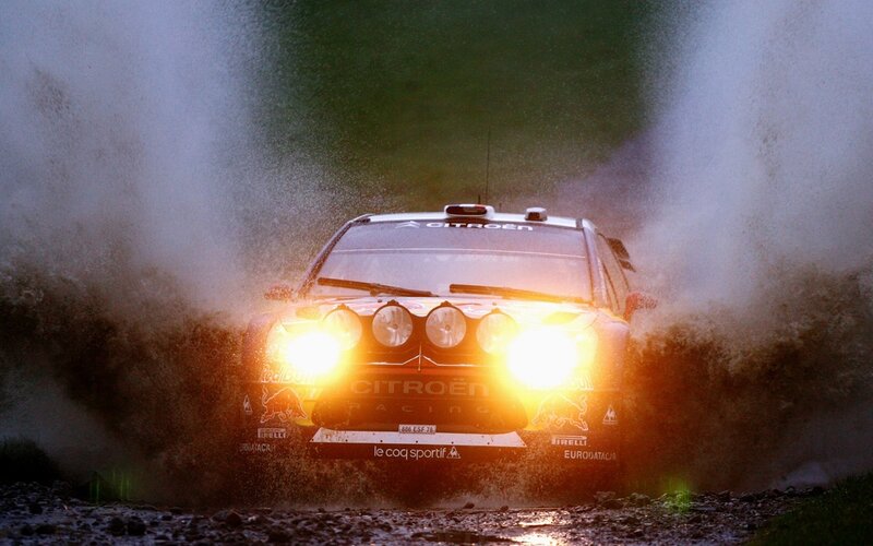 Citroen Rally Car — Black, Dramatic