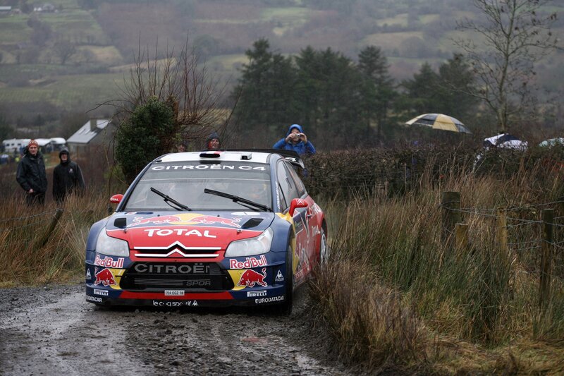 Citroen Rally Car — Blue, Active