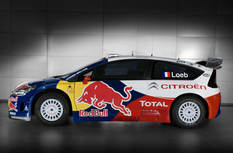 Citroen Rally Car — Blue, Dramatic, Photograph