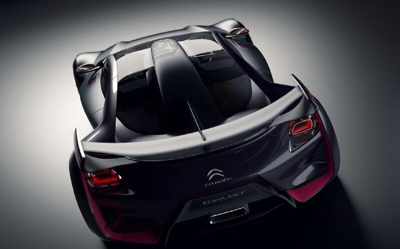 Citroen Survolt Concept Car — Black