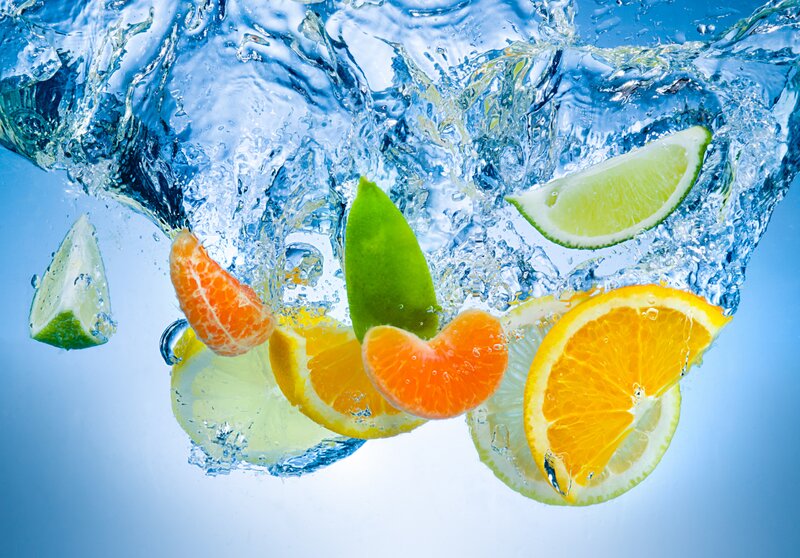 Citrus Fruit in Water