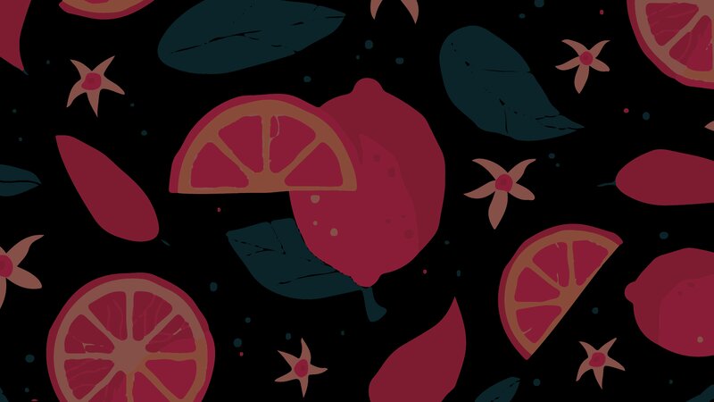 Citrus Fruit Pattern