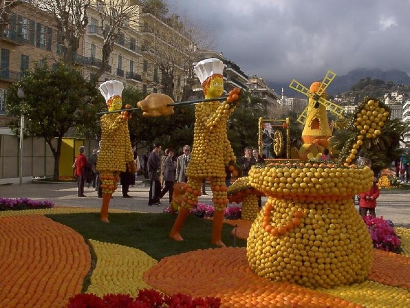 Citrus Fruit Sculptures