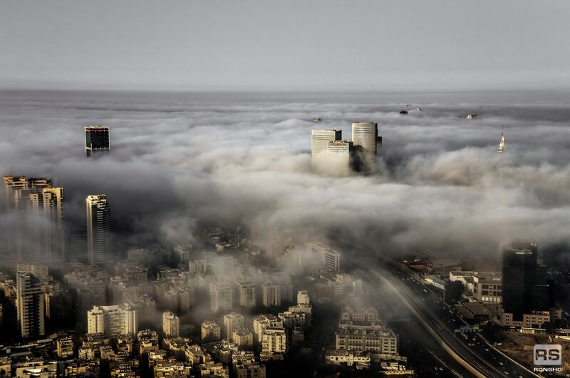 City above the clouds