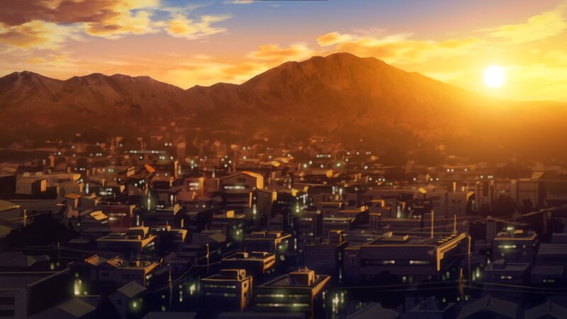 City at Sunset — Orange, Serene