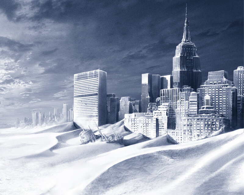 City Buried in Sand