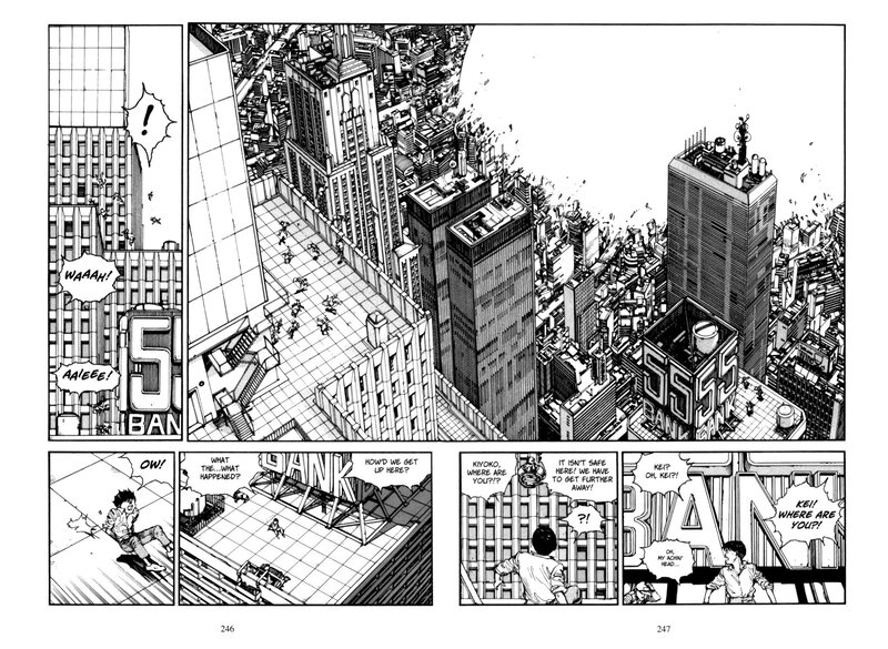 city collapse comic page