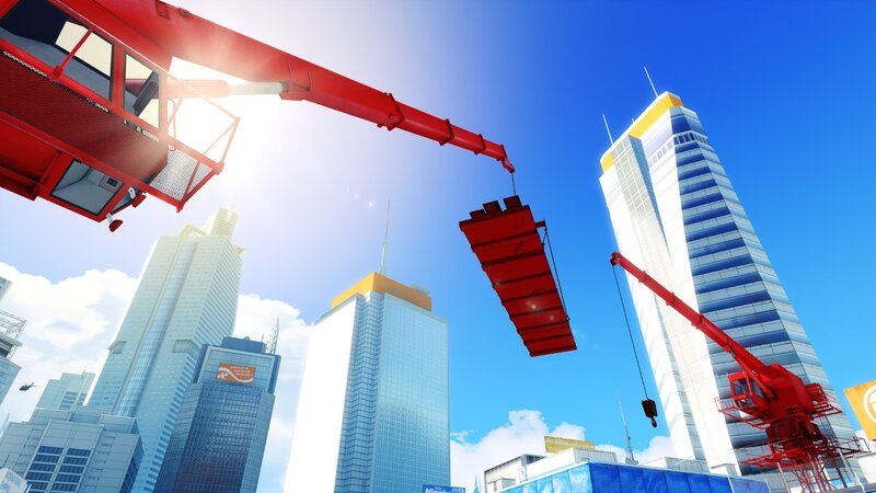 City construction scene