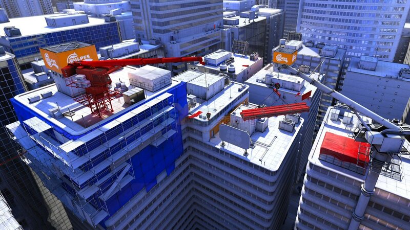City construction scene