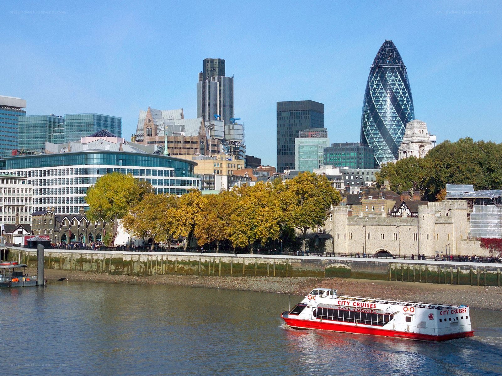 City cruise on the Thames