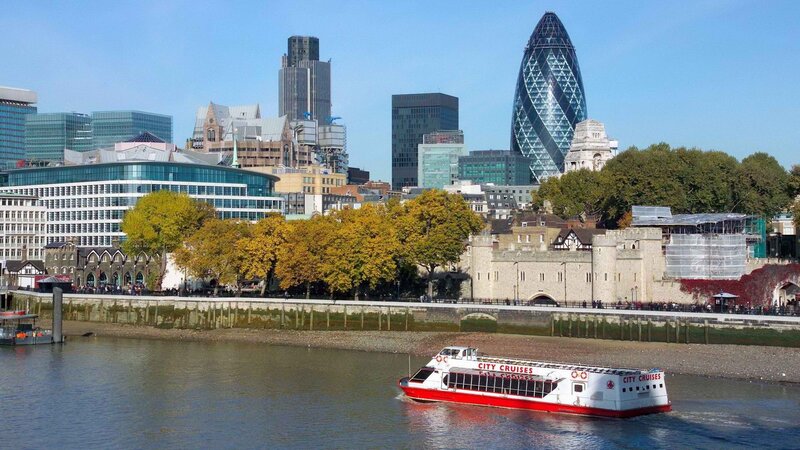 City Cruises boat on the Thames