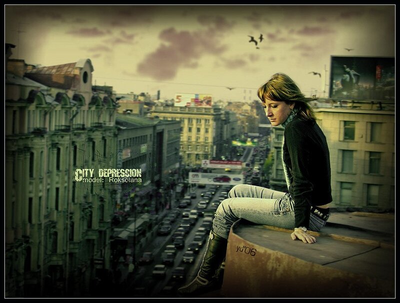 City depression photo