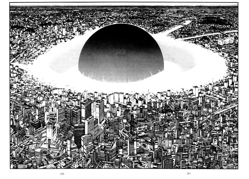 City Devoured by Black Hole