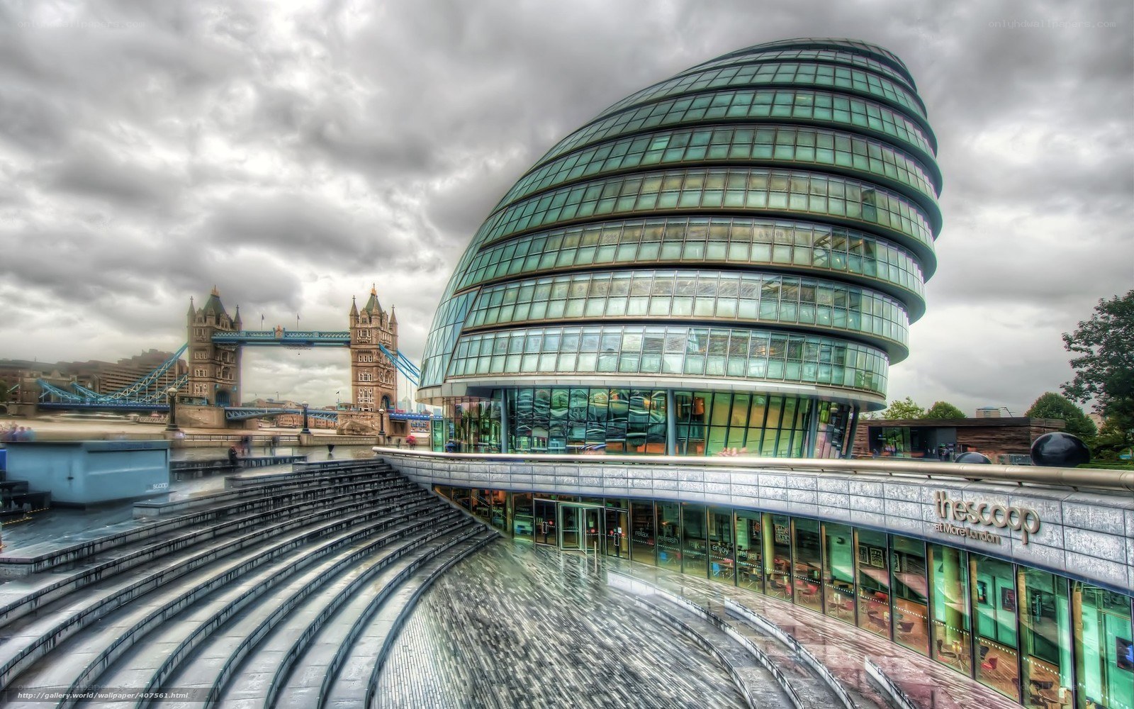 City Hall and Tower Bridge
