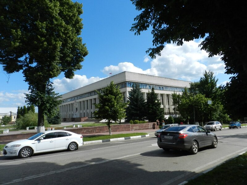 City hall building on a sunny day