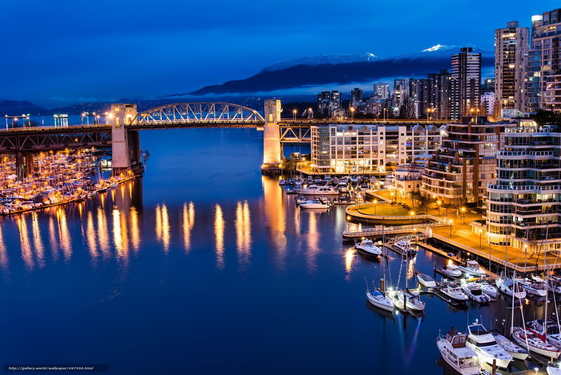 City Harbor at Night