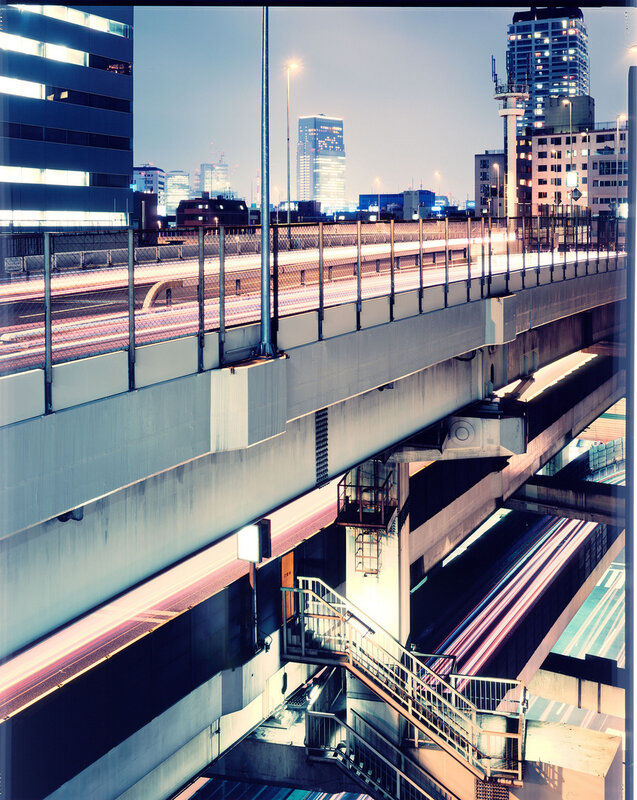 City Highway at Dusk — Blue, Dramatic, Night