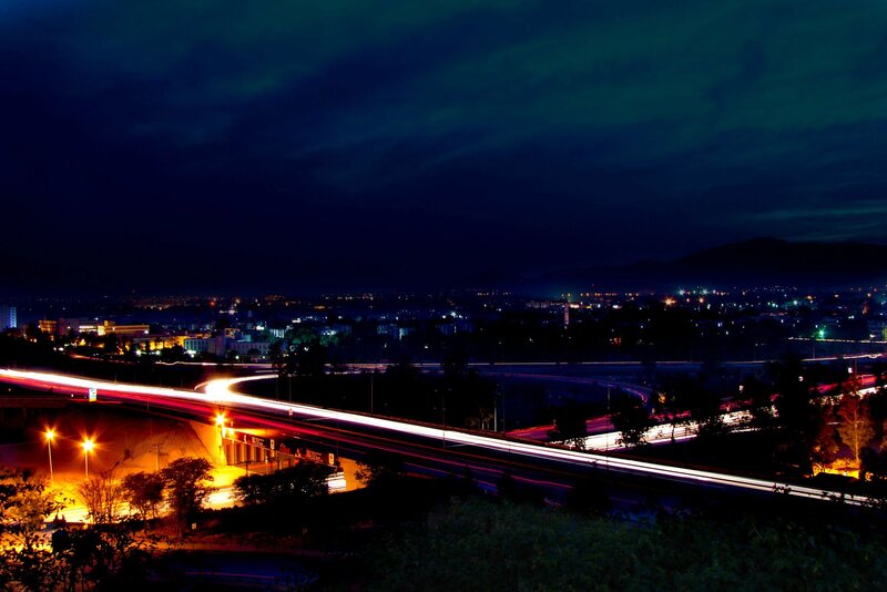 City Highway at Night