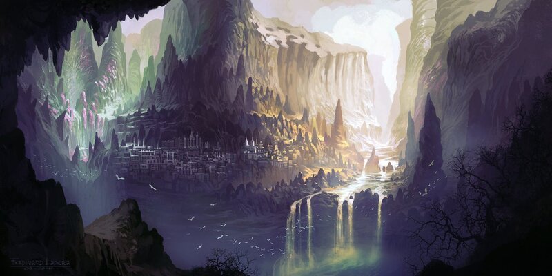 City in a Canyon
