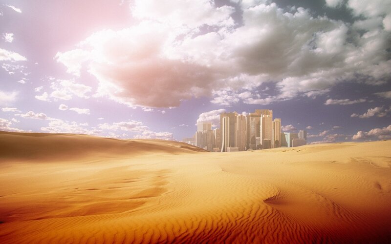 City in Desert