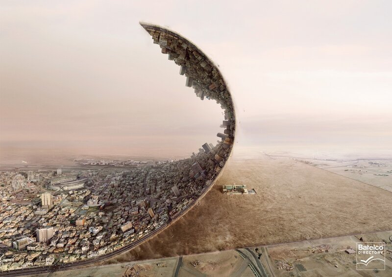 City in Desert Wave