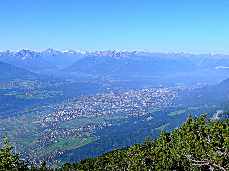 City in Mountain Valley — Blue