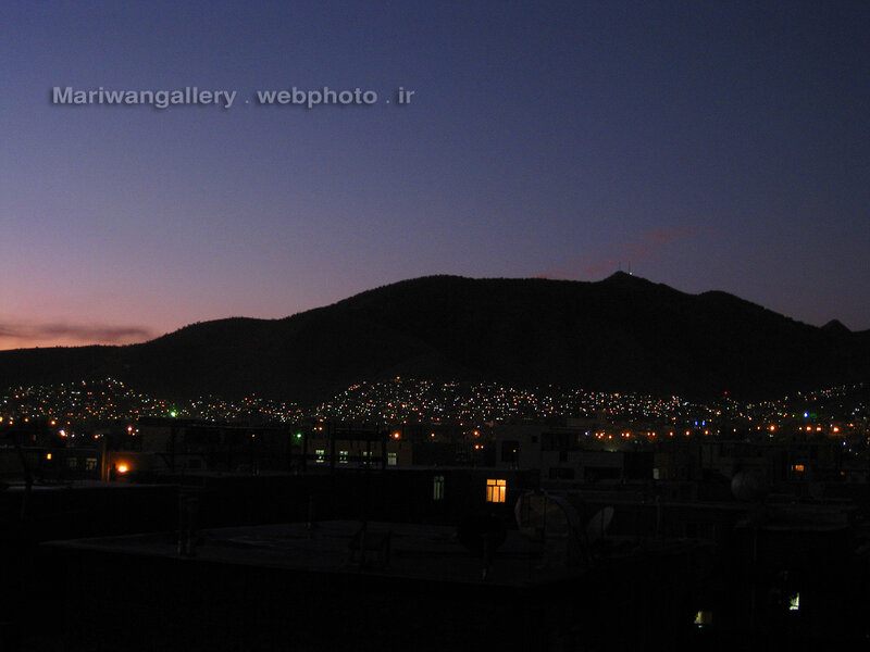 City Lights at Dusk — Purple, Calm, Night