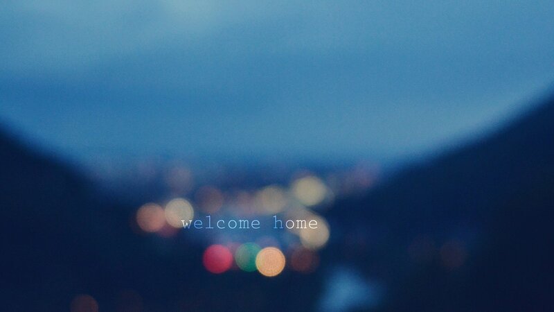 City Lights at Night — Blue, Calm