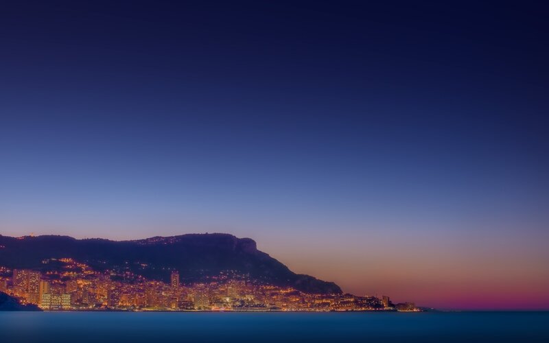 City Lights on Hillside