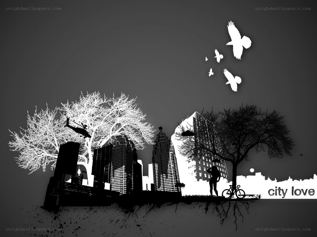 city love silhouette