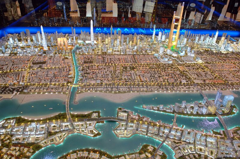 City model of Dubai
