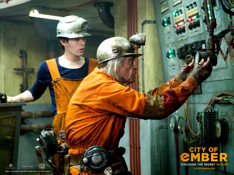 City of Ember miners at control panel