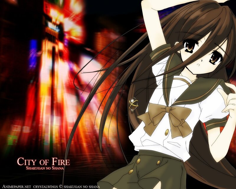 city of fire anime wallpaper