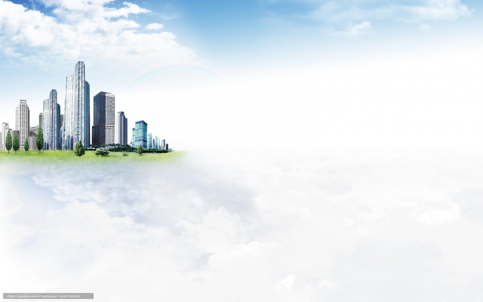 city on a cloud