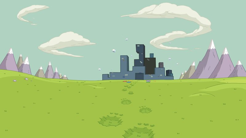 City on a Grassy Plain