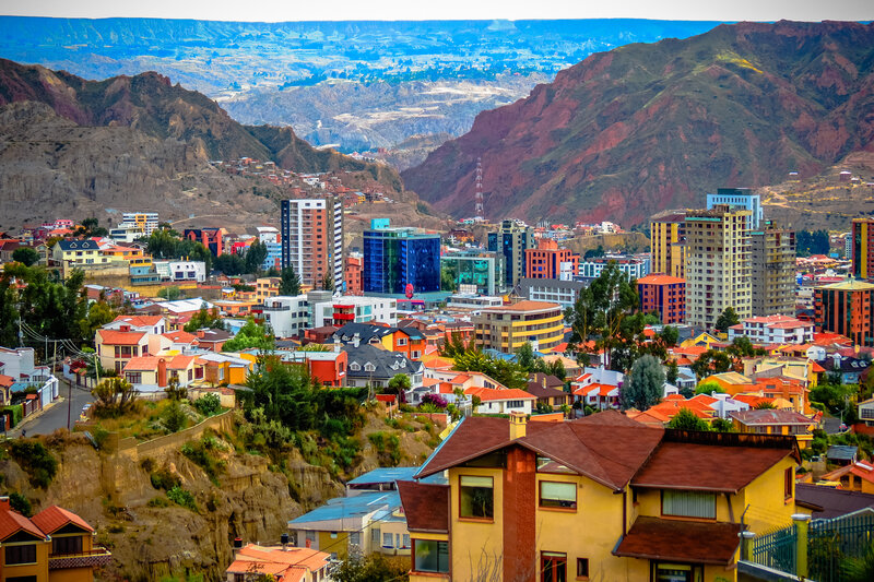City on a Hillside — Brown