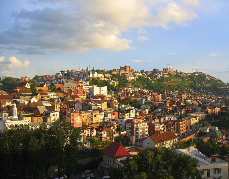City on a Hillside