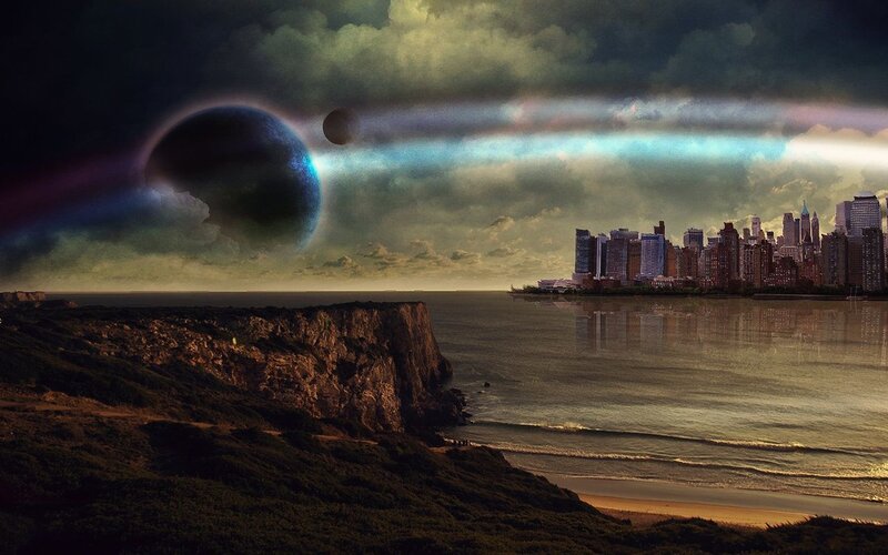City on Alien Planet
