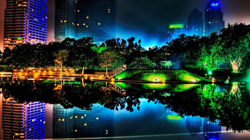 City Park at Night